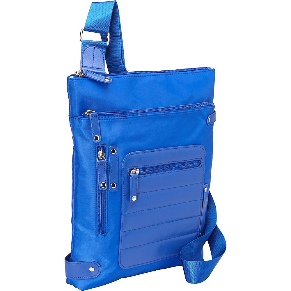 Women In Business Phoenix City Slim Shoulder Bag 14 Blue Women In Business Fabric Handbags