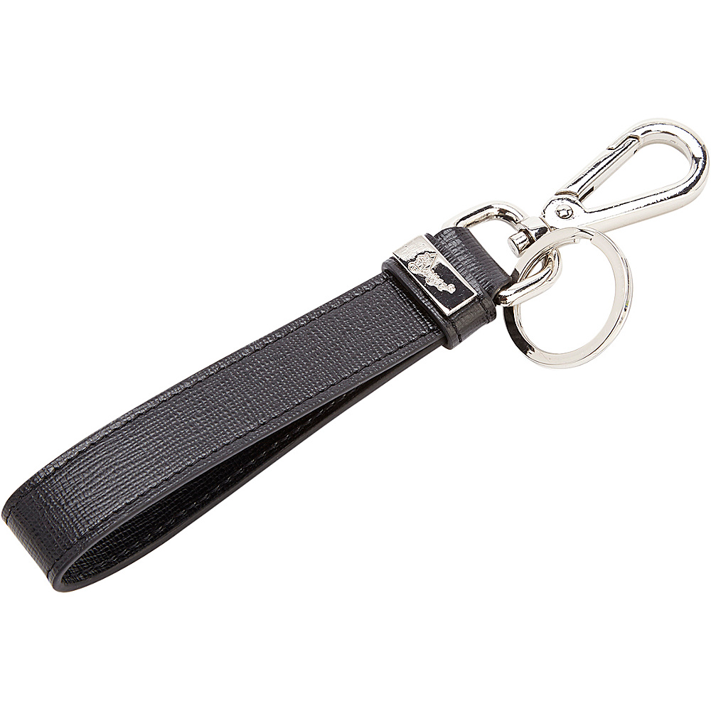 Royce Leather Saffiano Leather Luxury Key Ring Organizer and Key Fob Black Royce Leather Women s SLG Other