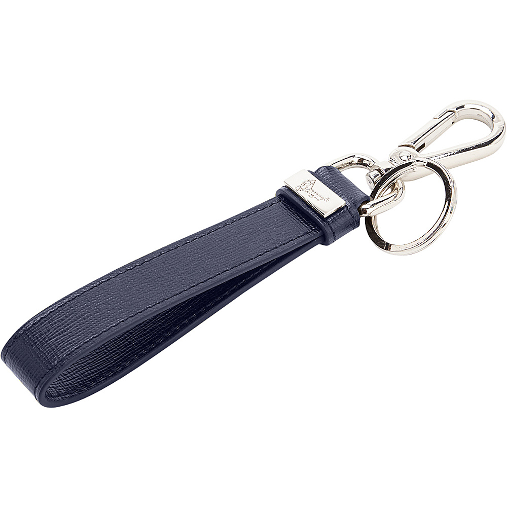 Royce Leather Saffiano Leather Luxury Key Ring Organizer and Key Fob Blue Royce Leather Women s SLG Other