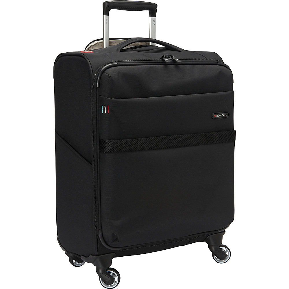 Roncato Venice 22 Carry on Spinner Black Roncato Softside Carry On