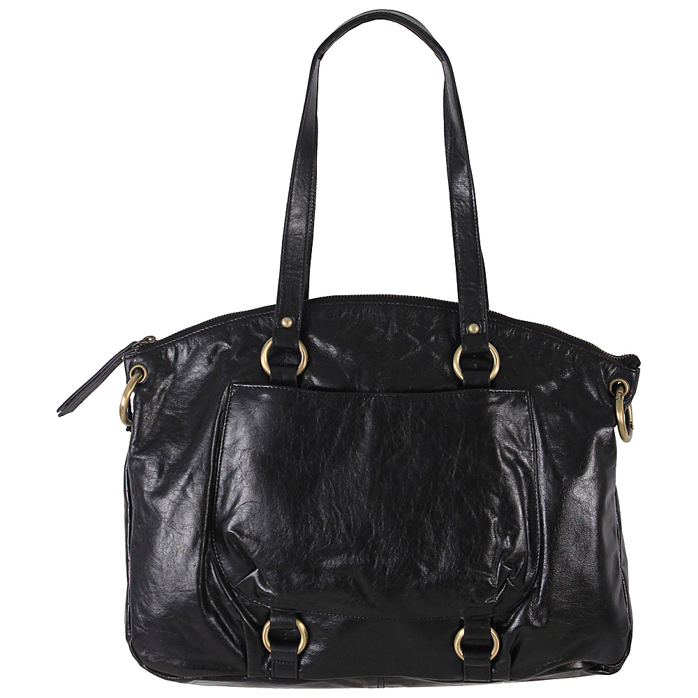 Latico Leathers Yvette Tote Black Latico Leathers Leather Handbags
