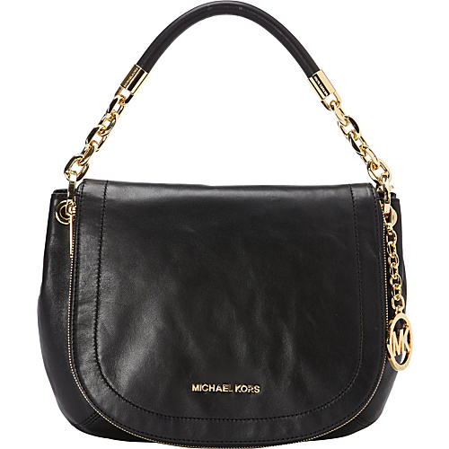MICHAEL Michael Kors Stanthorpe Medium Convertible Shoulder Black - MICHAEL Michael Kors Designer Handbags