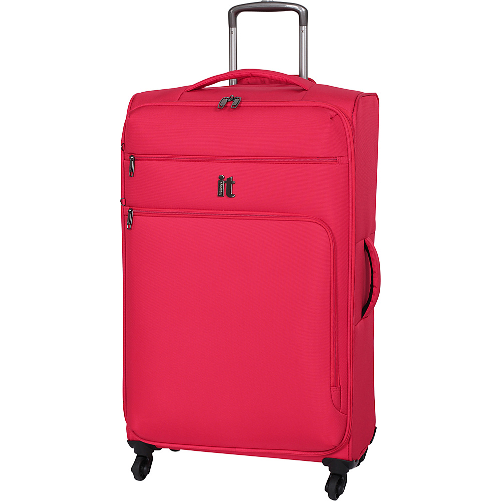 it luggage MegaLite Luggage Collection 31.3 Spinner eBags Exclusive Fiery Red it luggage Softside Checked