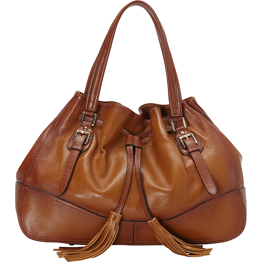 Vicenzo Leather Madonna Italian Leather Handbag Brown Vicenzo Leather Leather Handbags