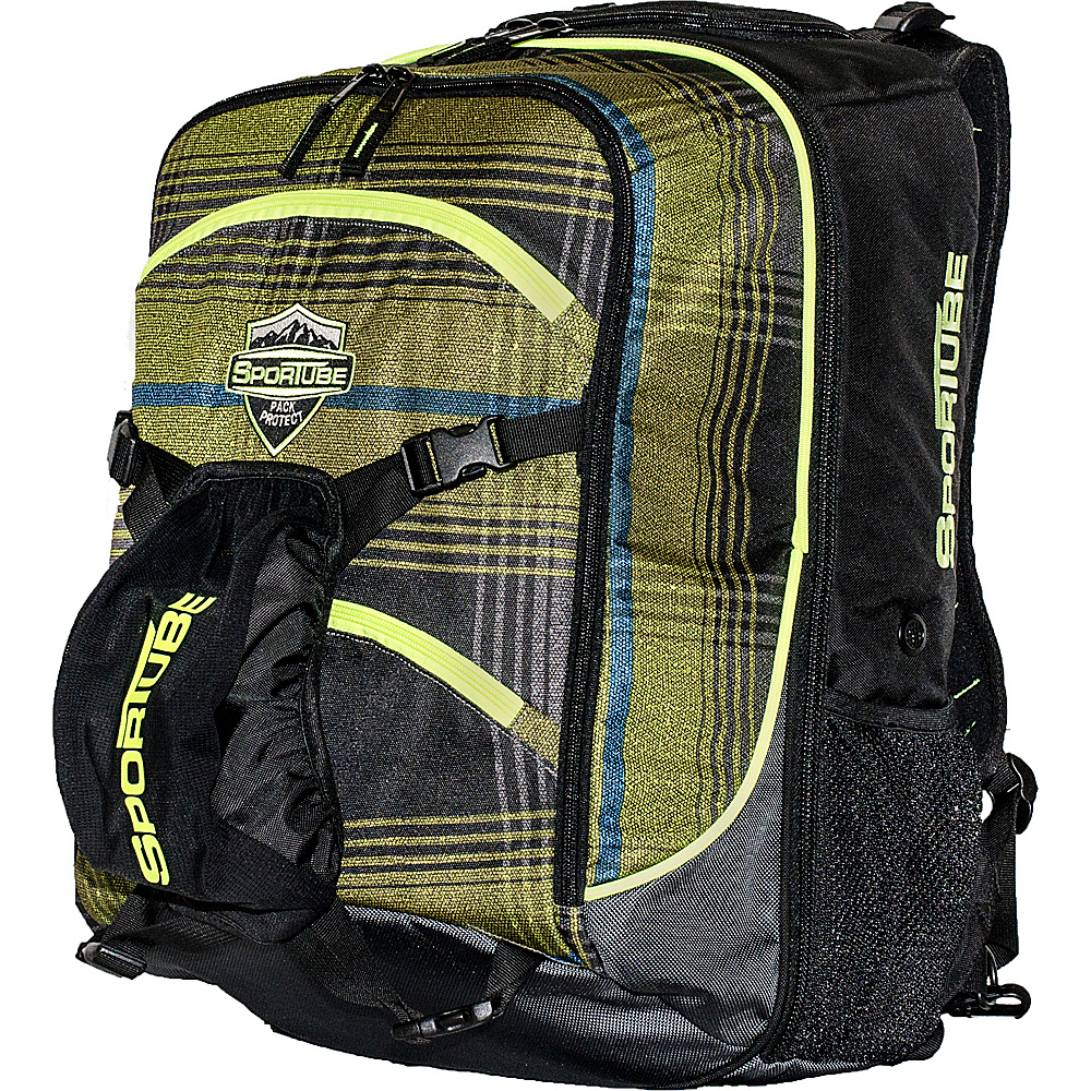 Sportube Overheader Gear and Boot Backpack Plaid Sportube Ski and Snowboard Bags