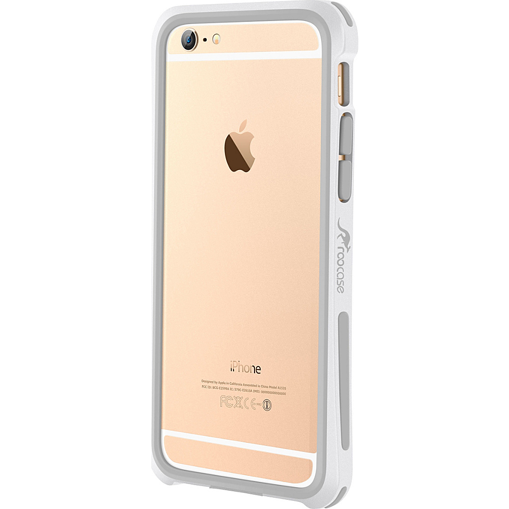 rooCASE Ultra Slim Fit Linear Bumper Case Cover for iPhone 6 6s 4.7 White rooCASE Personal Electronic Cases