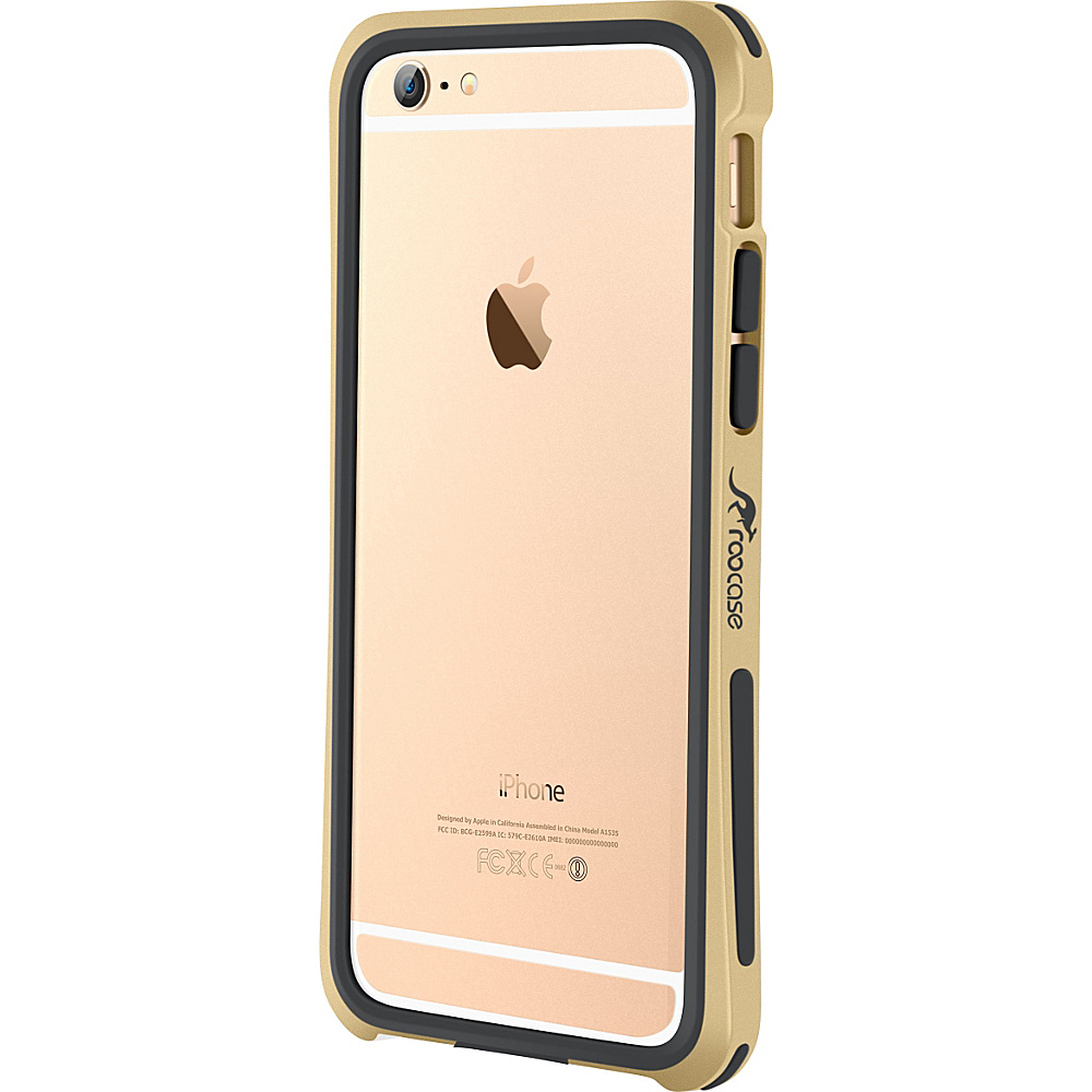 rooCASE Ultra Slim Fit Linear Bumper Case Cover for iPhone 6 6s 4.7 Fossil Gold rooCASE Electronic Cases