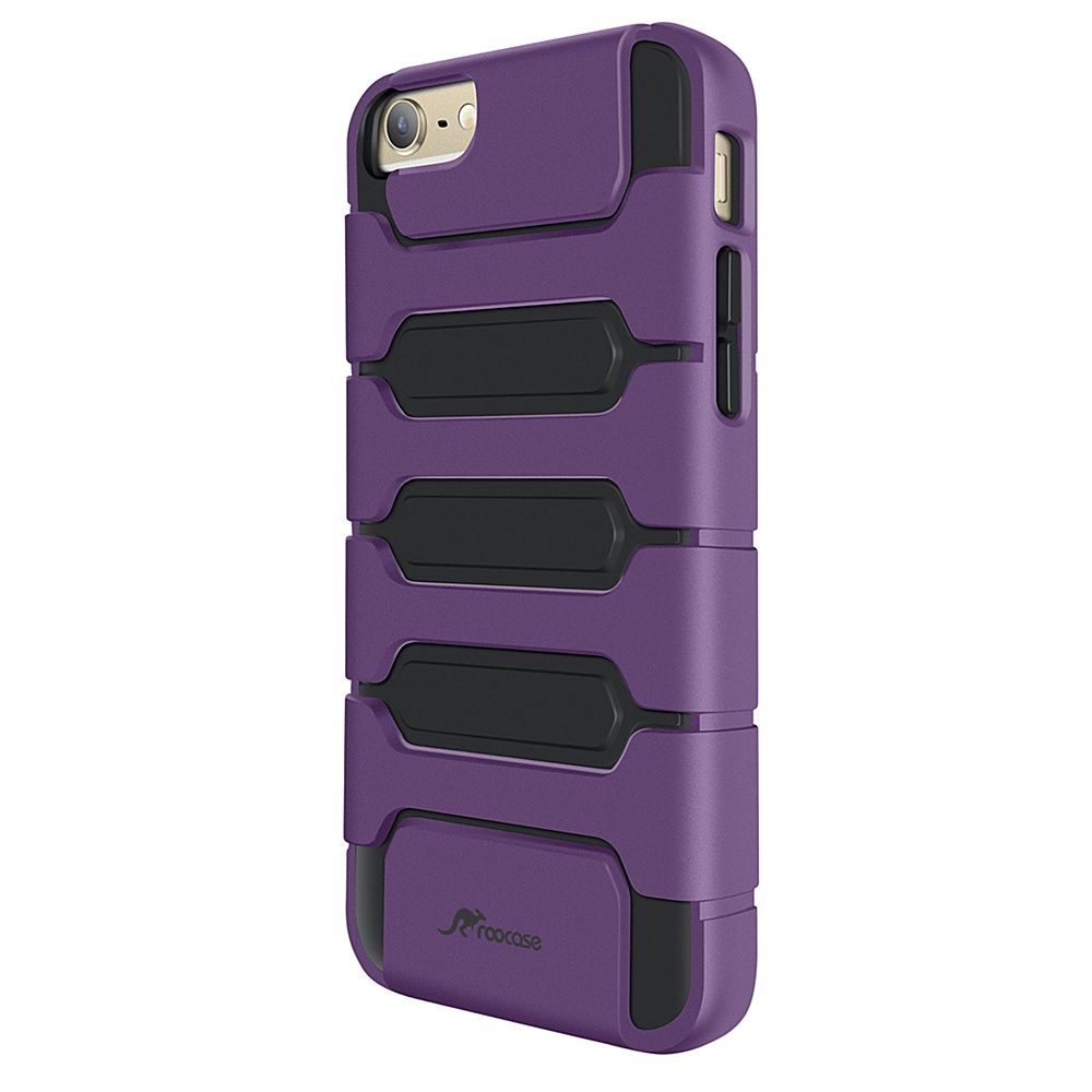 rooCASE Slim Fit XENO Armor Hybrid TPU PC Case Cover for iPhone 6 6s 4.7 Purple rooCASE Electronic Cases