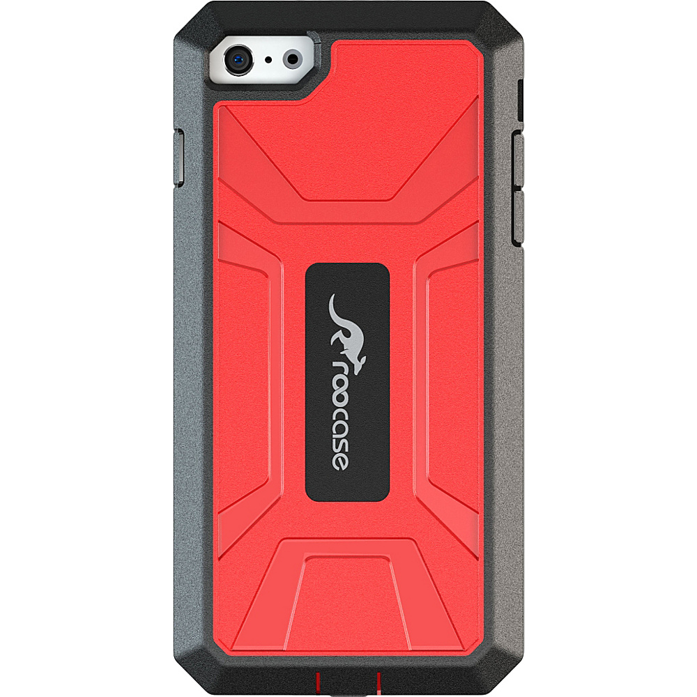 rooCASE KAPSUL PC TPU Hybrid Armor CoverCase for iPhone 6 6s Plus 5.5 inch Red rooCASE Personal Electronic Cases