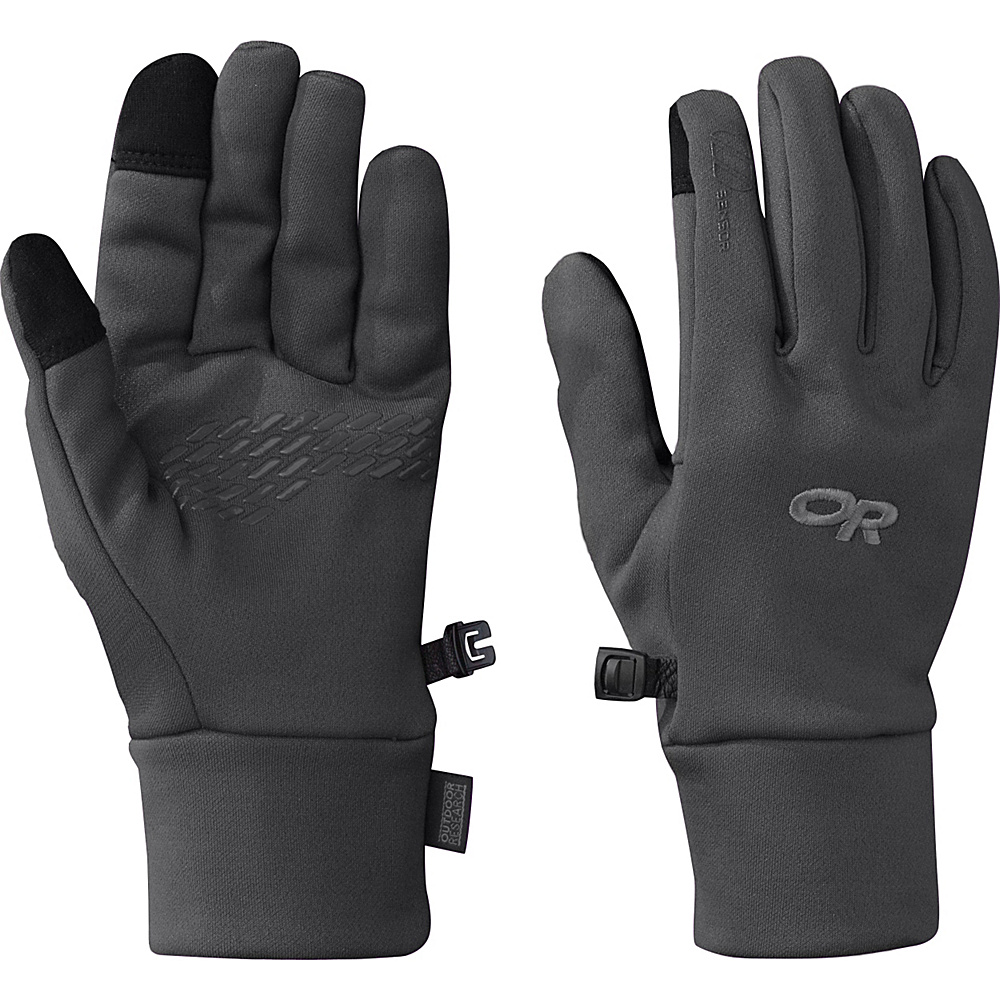 Outdoor Research PL 100 Sensor Gloves Women s Charcoal Heather â SM Outdoor Research Hats Gloves Scarves