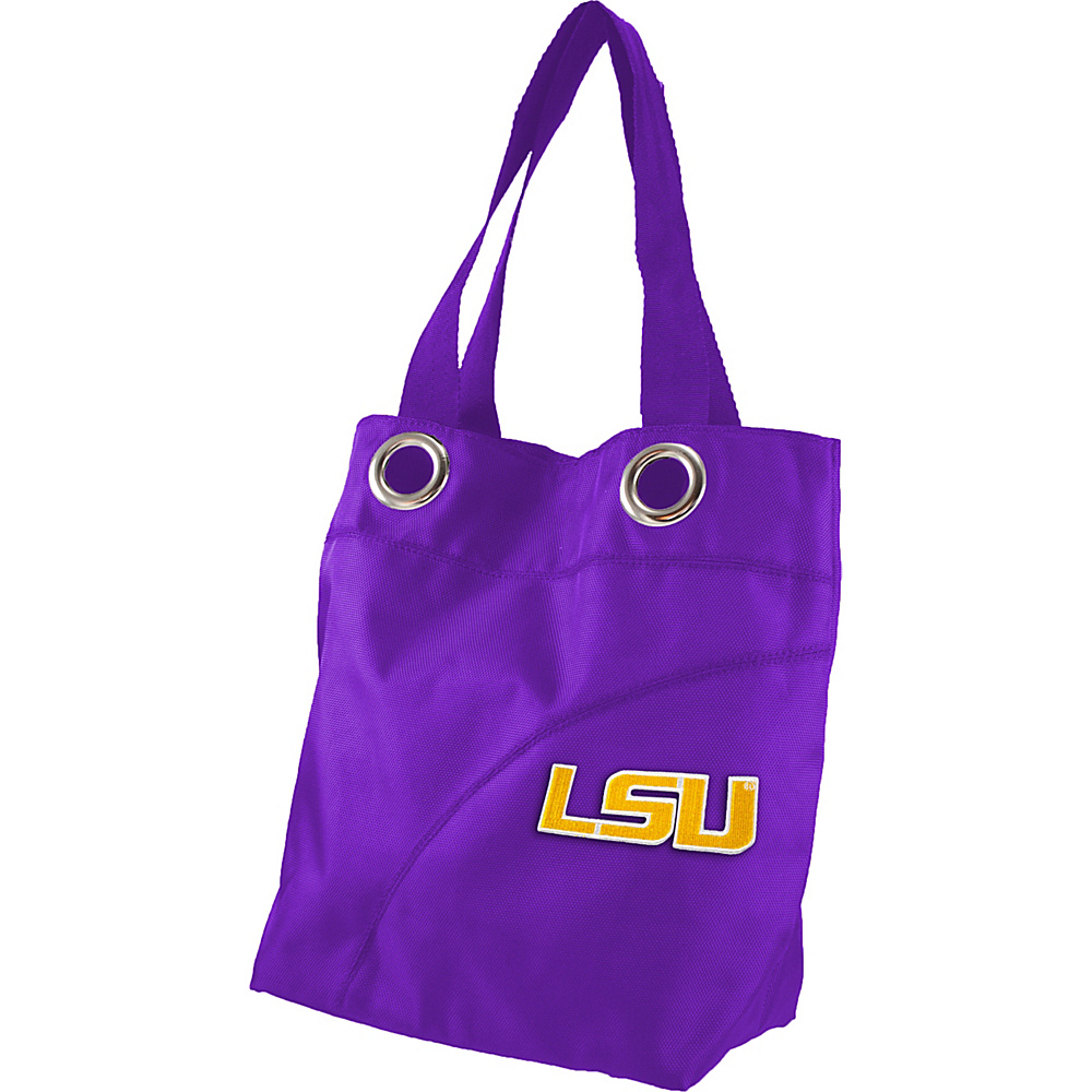 Littlearth Color Sheen Tote SEC Teams Louisiana State University Littlearth Fabric Handbags