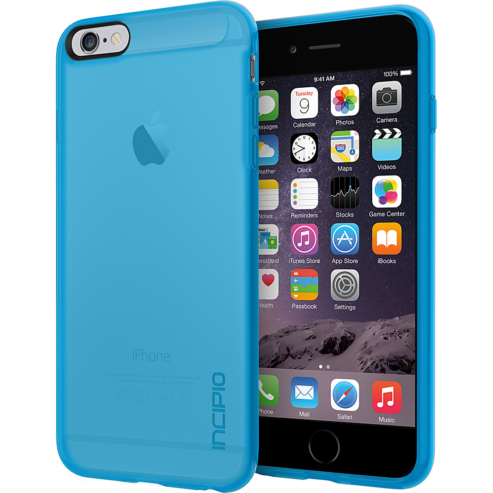 Incipio NGP for iPhone 6 6s Plus Case Translucent Blue Incipio Electronic Cases