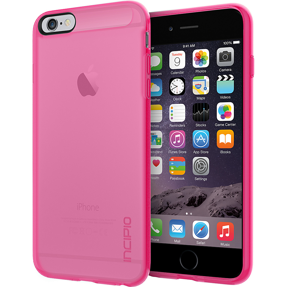 Incipio NGP for iPhone 6 6s Plus Case Translucent Neon Pink Incipio Electronic Cases