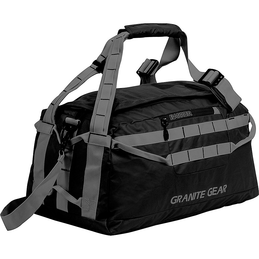 Granite Gear 20 Packable Duffel Black Flint Granite Gear Outdoor Duffels