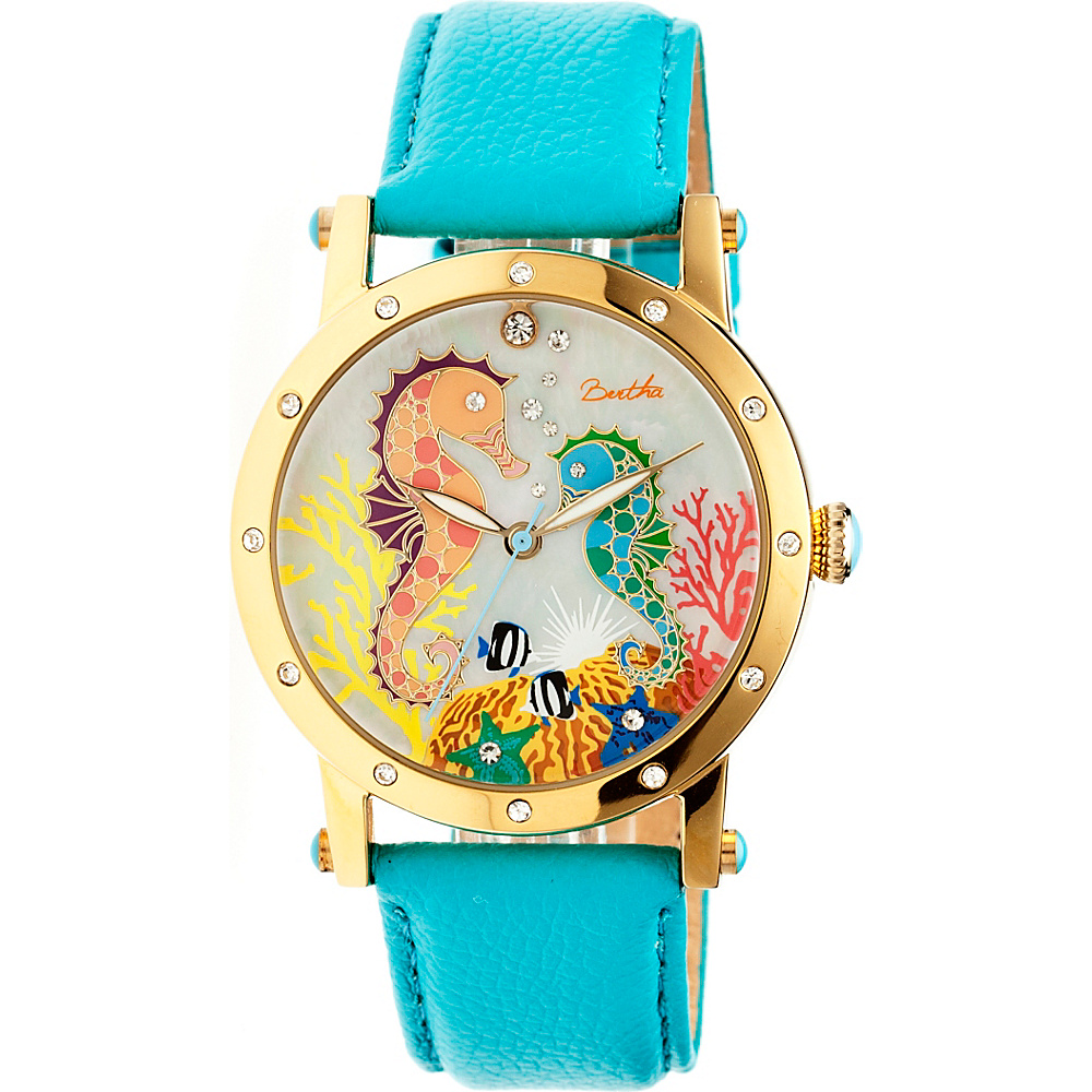 Bertha Watches Morgan Watch Turquoise Multicolor Bertha Watches Watches