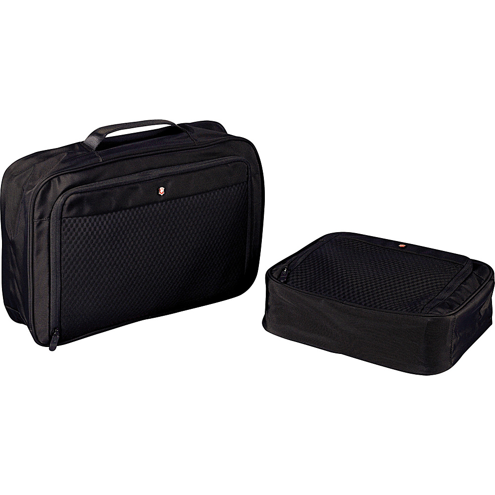 Victorinox Lifestyle Accessories 4.0 Set of Two Packing Cubes Black Victorinox Packing Aids