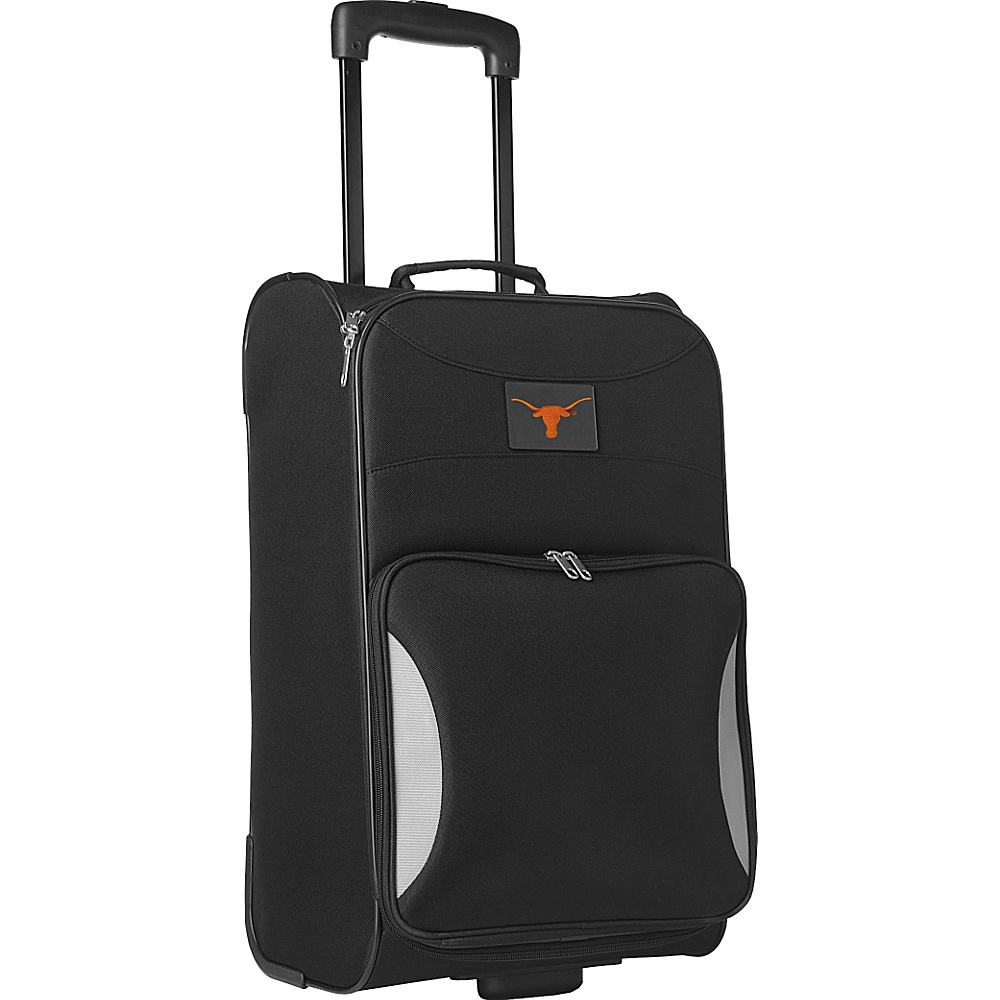 Denco Sports Luggage NCAA 21 Steadfast Upright Carry on University of Texas at Austin Longhorns Denco Sports Luggage Small Rolling Luggage