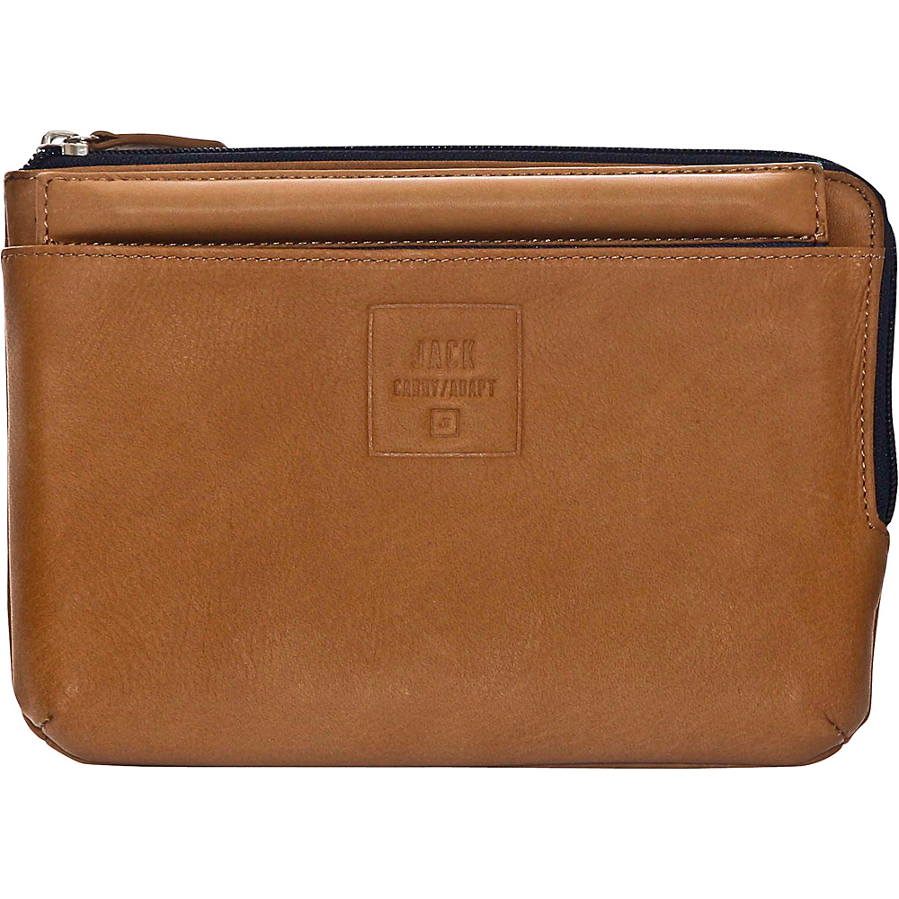 Jill e Designs Jack Beck 7 Leather Tablet Sleeve with Stand Tan Jill e Designs Electronic Cases