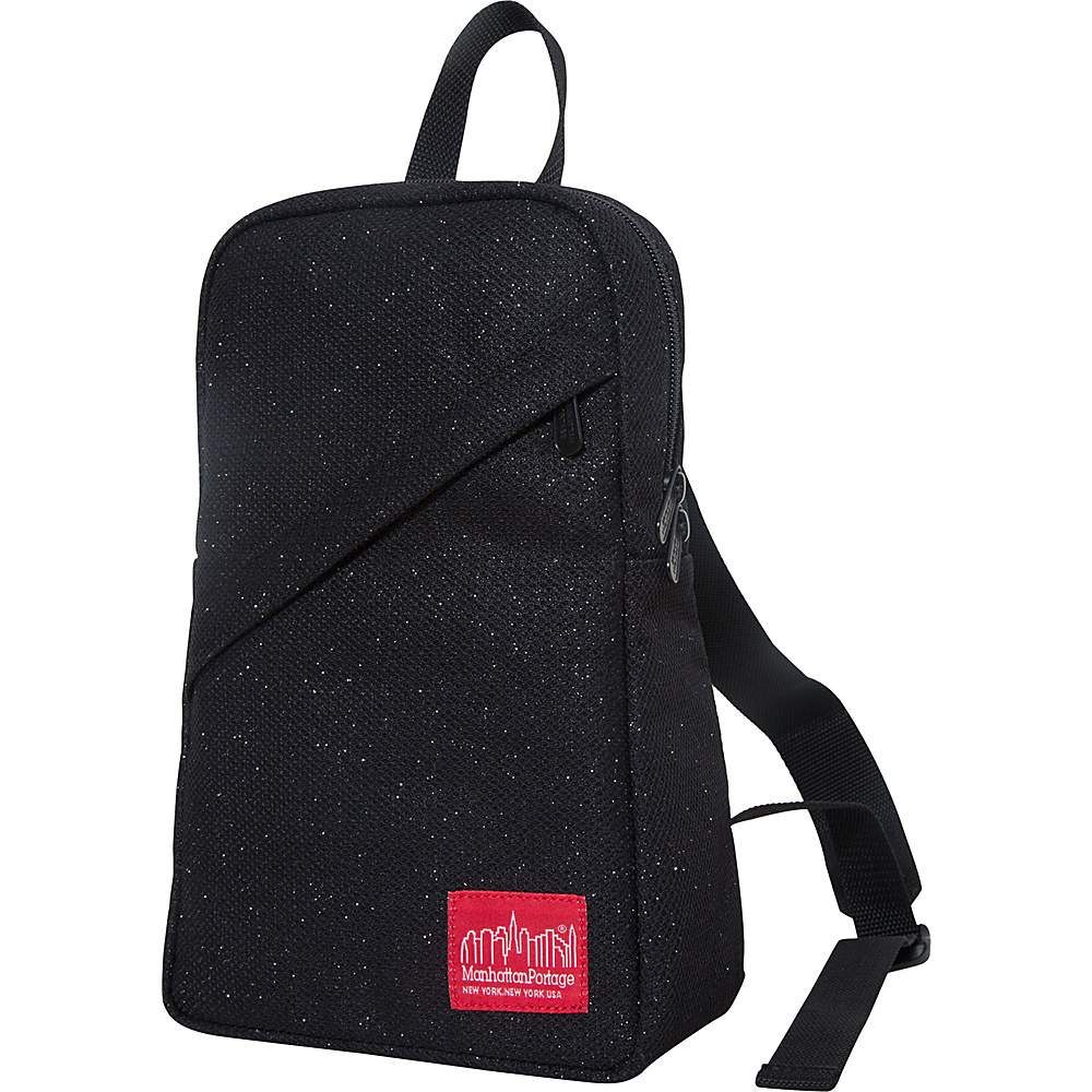 Manhattan Portage Midnight Ellis Backpack with Zipper Black Manhattan Portage Fabric Handbags