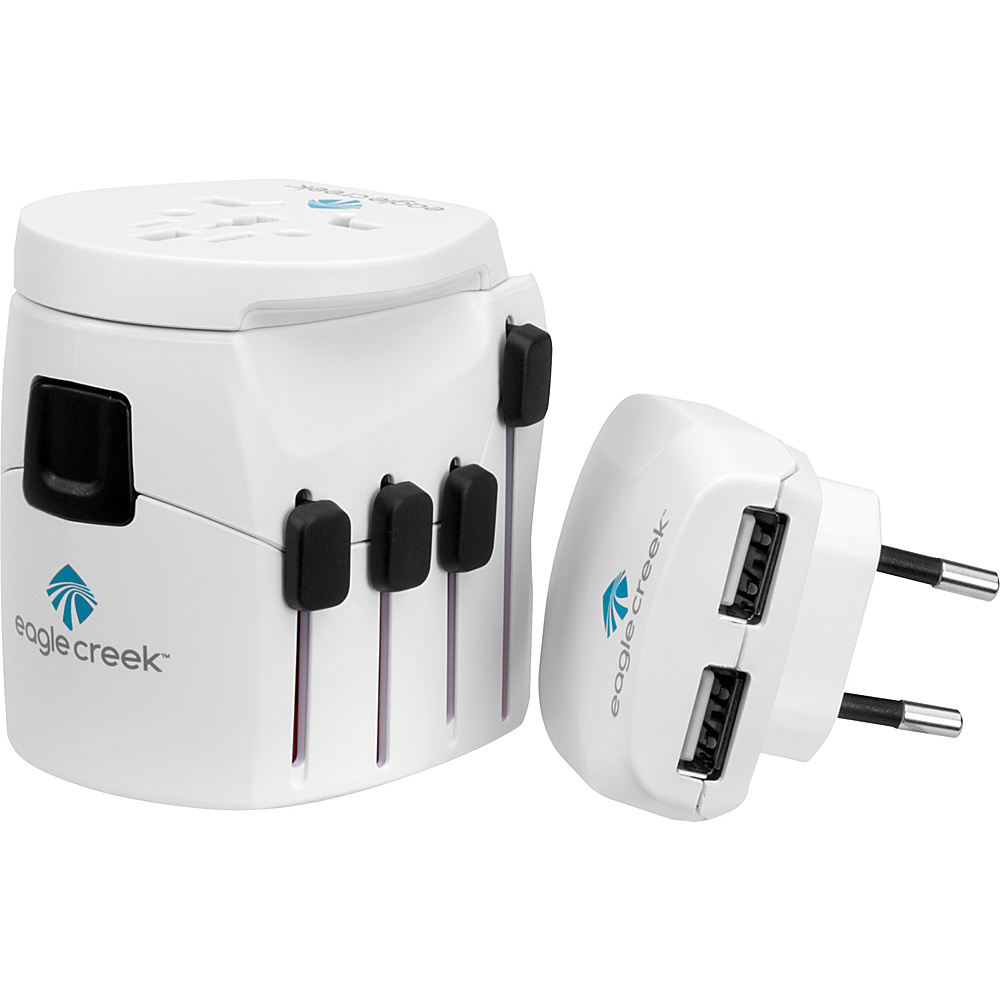Eagle Creek USB Universal Travel Adapter Pro White Eagle Creek Electronic Accessories