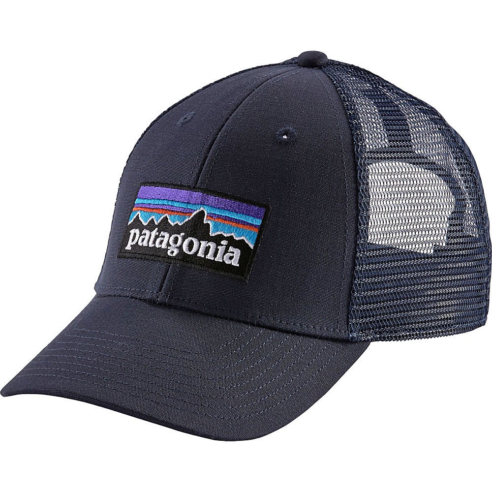 Patagonia P6 LoPro Trucker Hat Navy Blue w Navy Blue Patagonia Hats Gloves Scarves