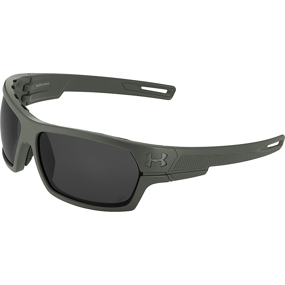 Under Armour Eyewear Battlewrap Sunglasses Satin Rifle Green Ballistic Gray Under Armour Eyewear Sunglasses