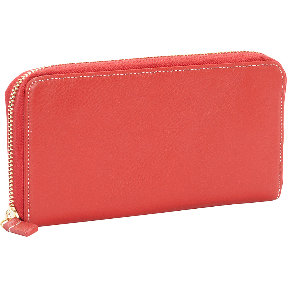 Clava Zippy Clutch Wallet Red Clava Women s Wallets