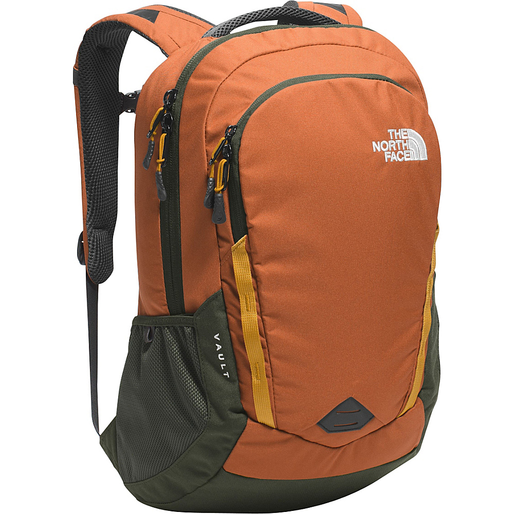 The North Face Vault Laptop Backpack Gingerbread Brown Citrine Yellow The North Face Laptop Backpacks