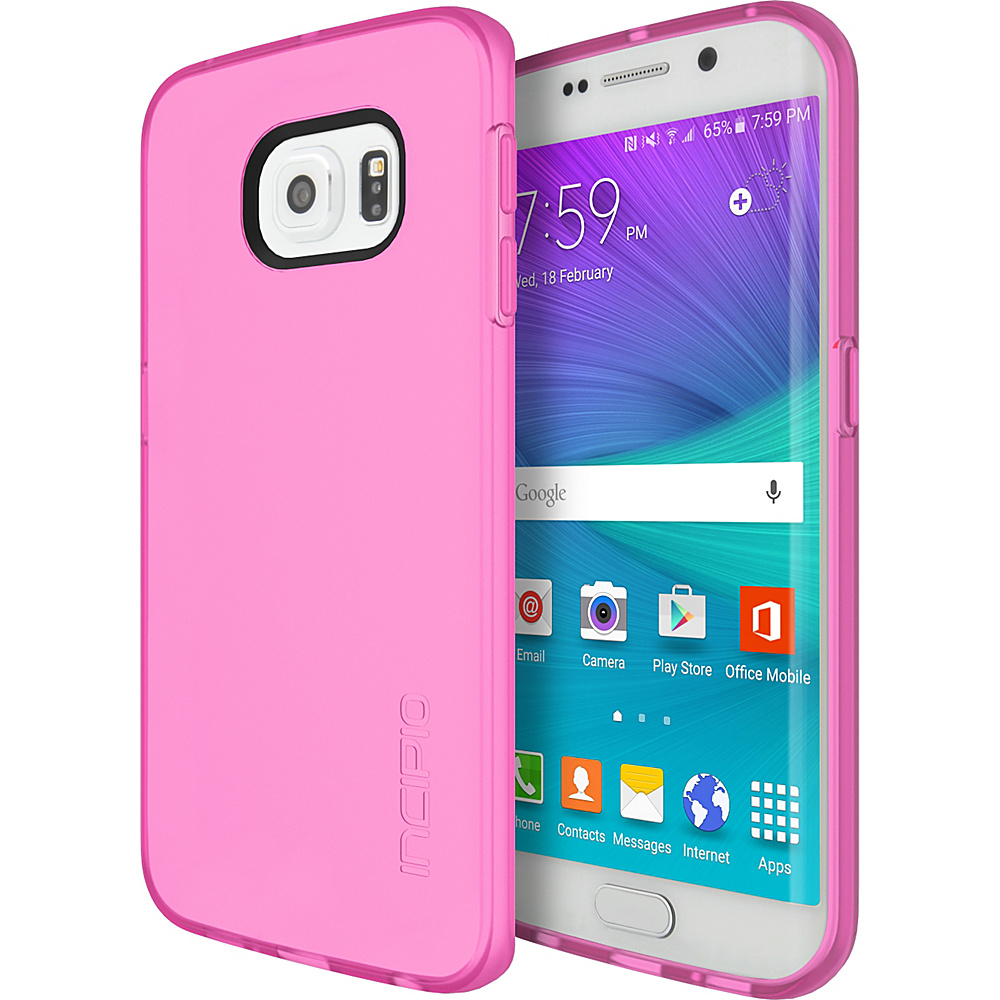Incipio NGP for Samsung Galaxy S6 Edge Translucent Neon Pink Incipio Electronic Cases