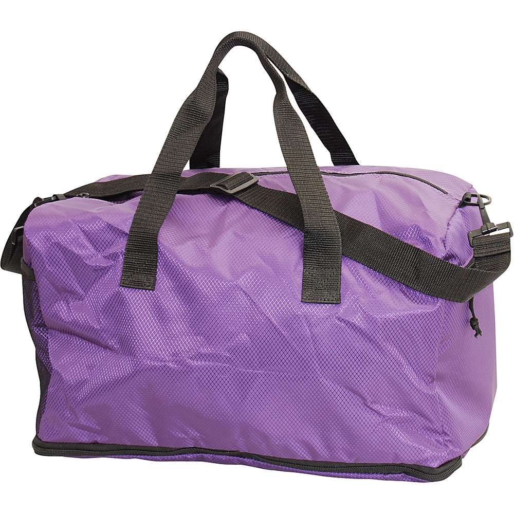 Netpack U Zip Expandable Packable Duffel Purple Netpack Rolling Duffels