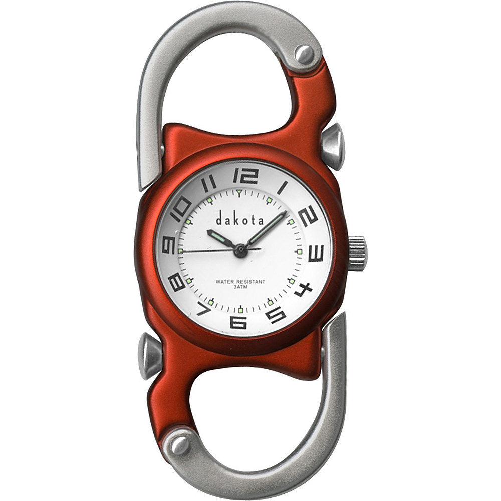 Dakota Watch Company Double Clip Watch Orange with Silver Dakota Watch Company Watches