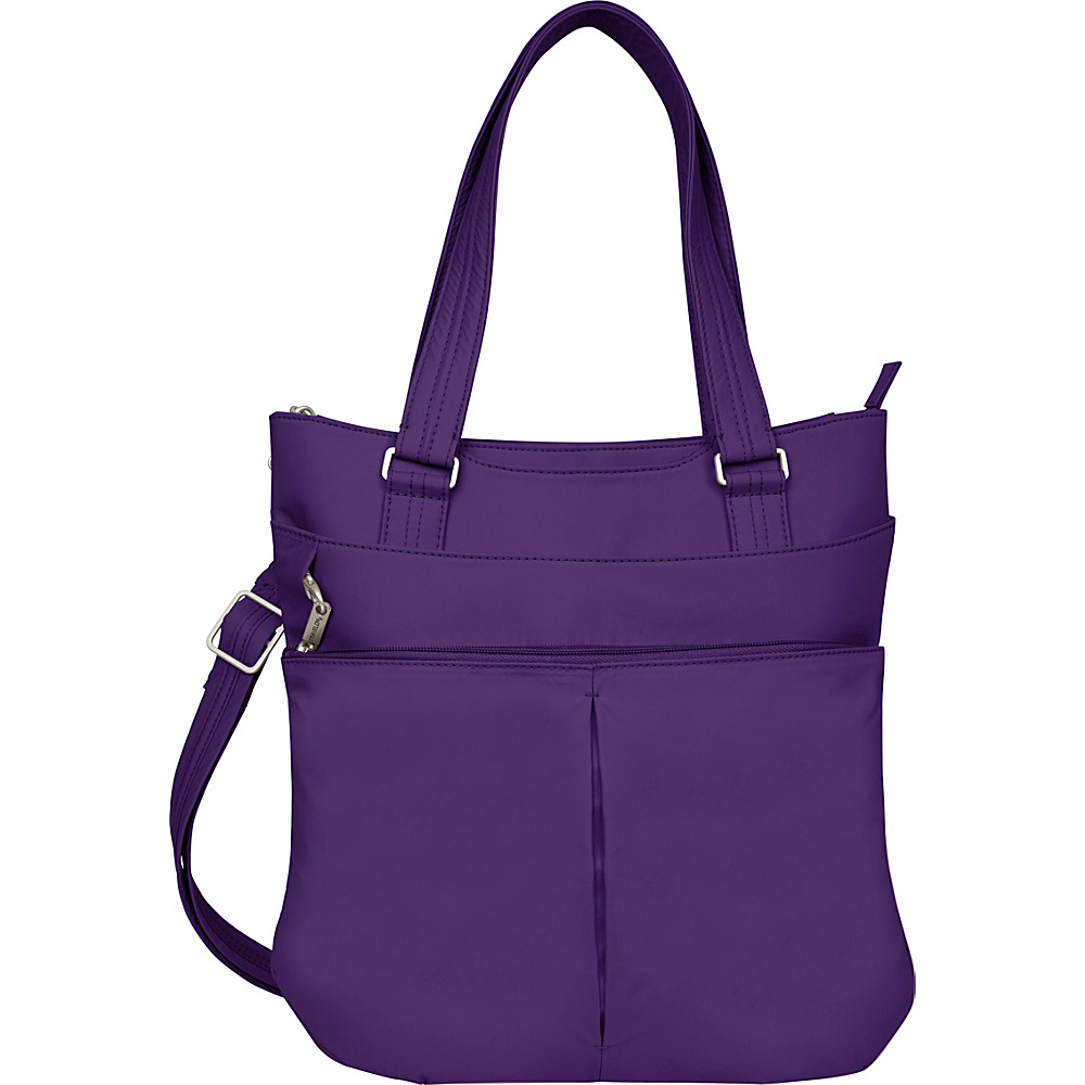 Travelon Anti theft Classic Light Tote Purple Sand Travelon Fabric Handbags