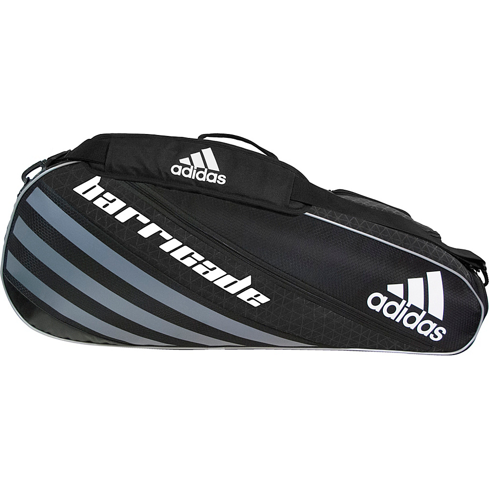 adidas Barricade IV Tour 3 Racquet Bag Black Dark Silver adidas Other Sports Bags