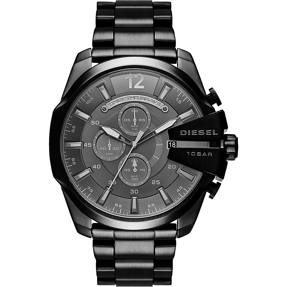 Diesel Watches Mega Chief Watch Black Black Diesel Watches Watches