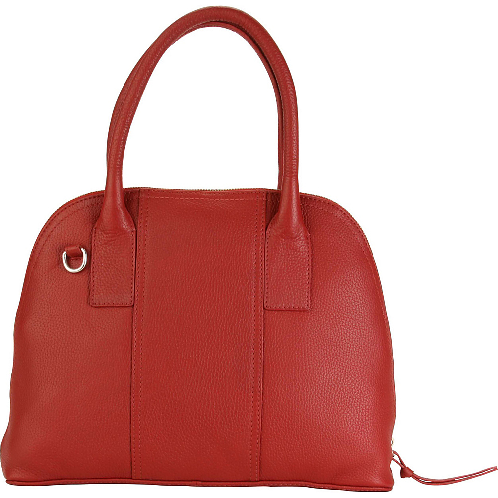 Hadaki Hannah s Bowling Bag Deep Red Hadaki Leather Handbags