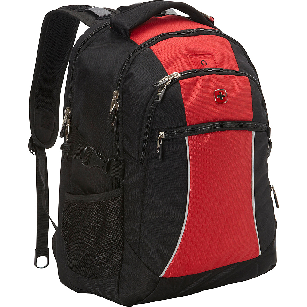 SwissGear Travel Gear Laptop Backpack 6688 Red Course Black SwissGear Travel Gear Laptop Backpacks