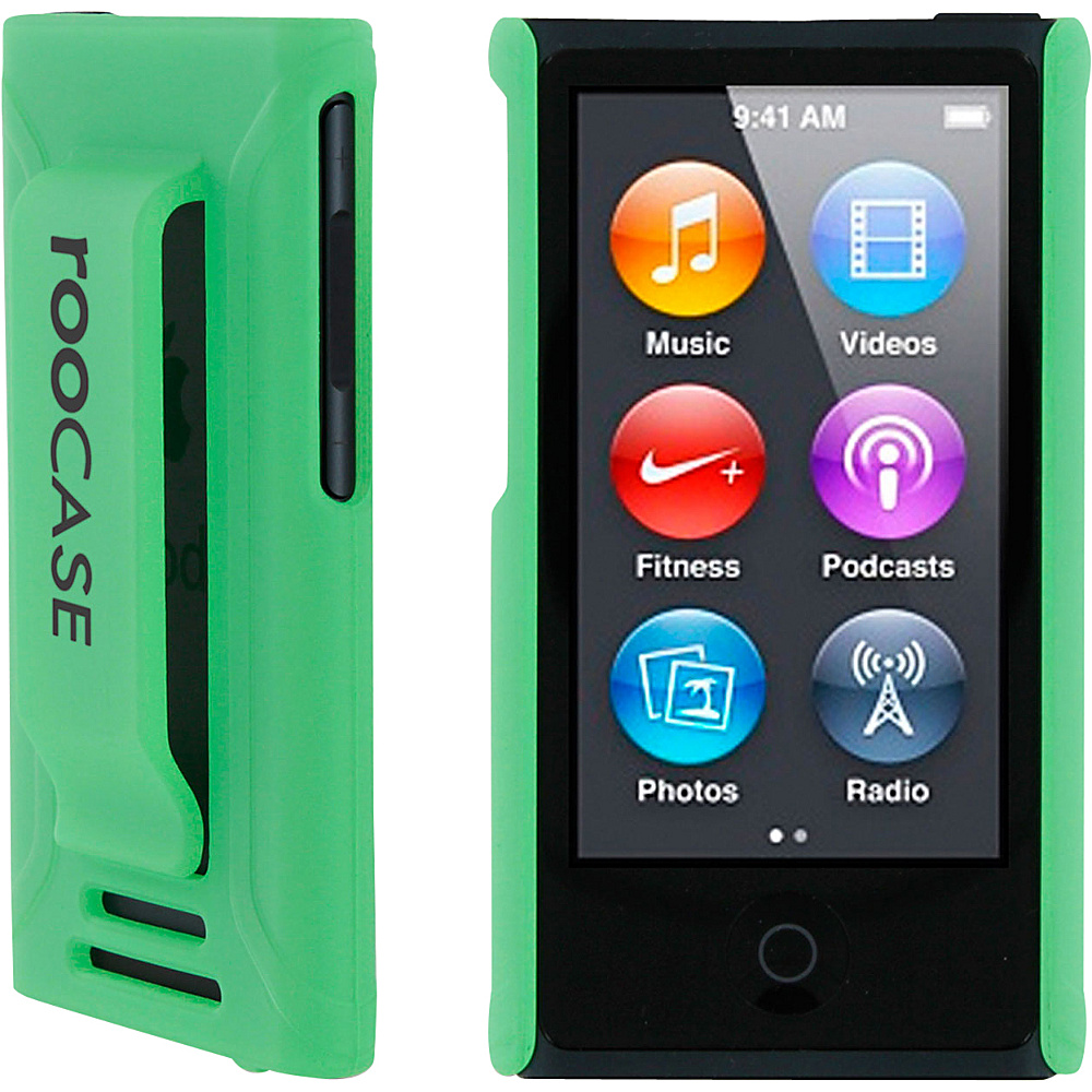 rooCASE Apple iPod Nano 7th Generation Case Ultra Slim Shell Cover Matte Green rooCASE Electronic Cases