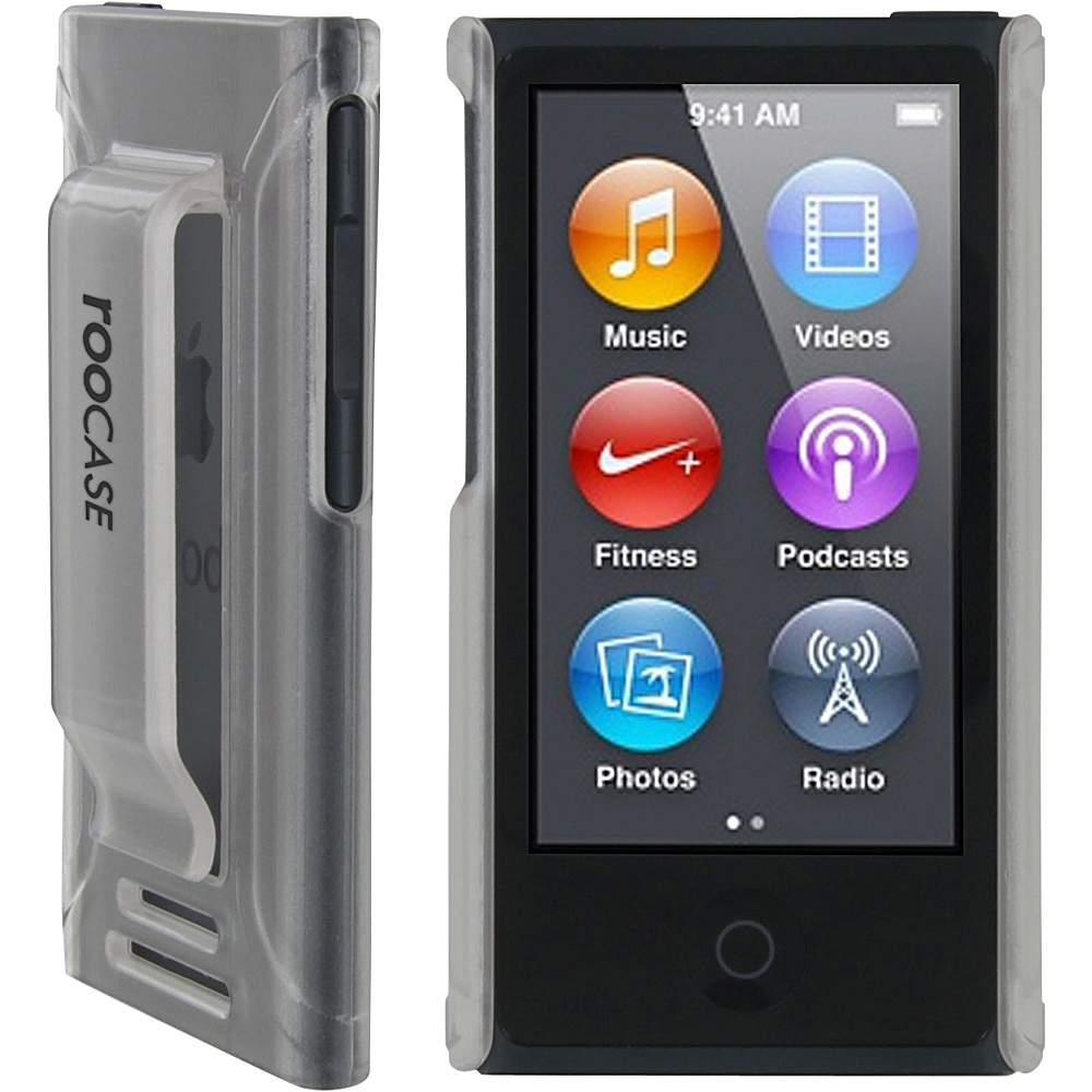 rooCASE Apple iPod Nano 7th Generation Case Ultra Slim Shell Cover Clear rooCASE Electronic Cases