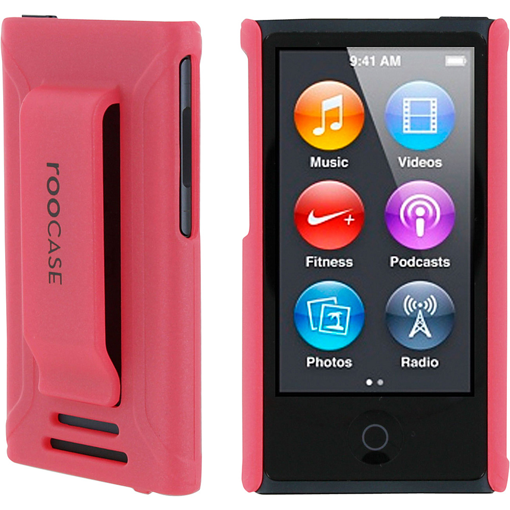 rooCASE Apple iPod Nano 7th Generation Case Ultra Slim Shell Cover Pink rooCASE Electronic Cases