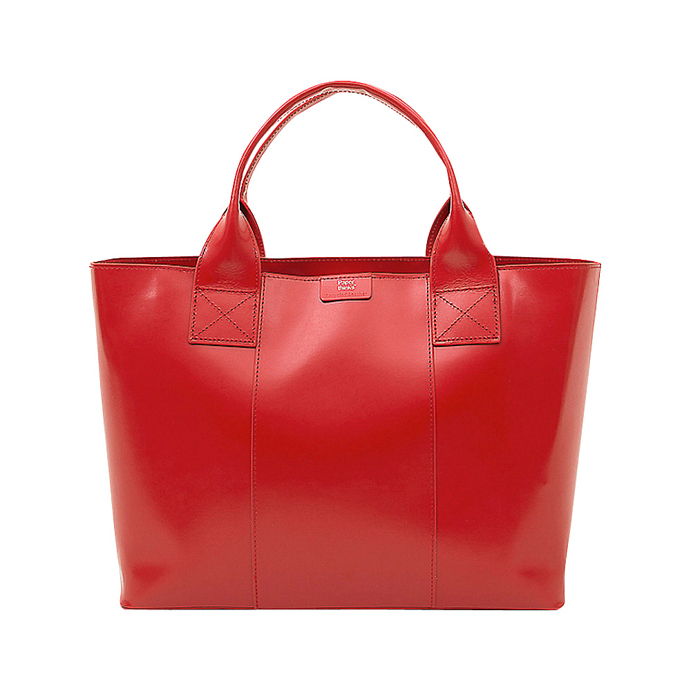 Paperthinks Shopping Bag Scarlet Paperthinks Leather Handbags