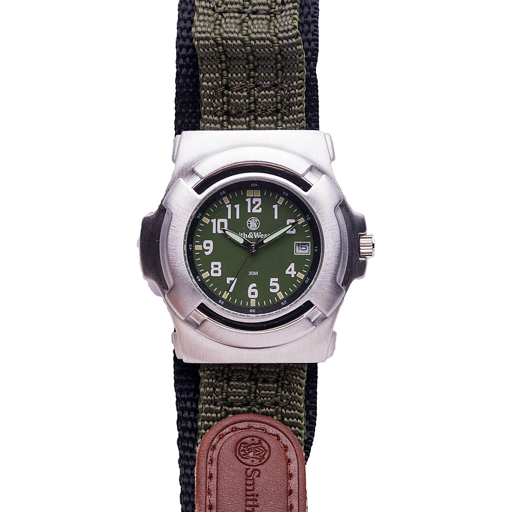 Smith Wesson Watches Lawnman Watch with Nylon Strap Olive Drab Smith Wesson Watches Watches