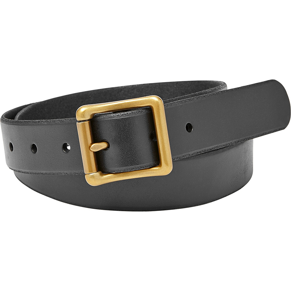 Fossil Modern Roller Buckle Belt Black Small Fossil Other Fashion Accessories