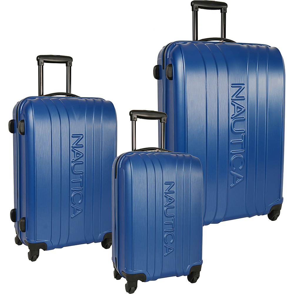 Nautica True Winds Three Piece Set True Blue Nautica Luggage Sets
