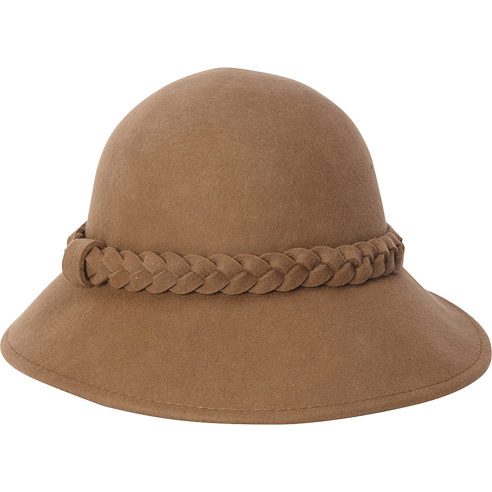 Adora Hats Wool Felt Bucket Hat Camel Adora Hats Hats