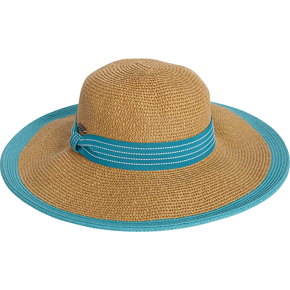 Sun N Sand Paper Braid Hat Turquoise Sun N Sand Hats