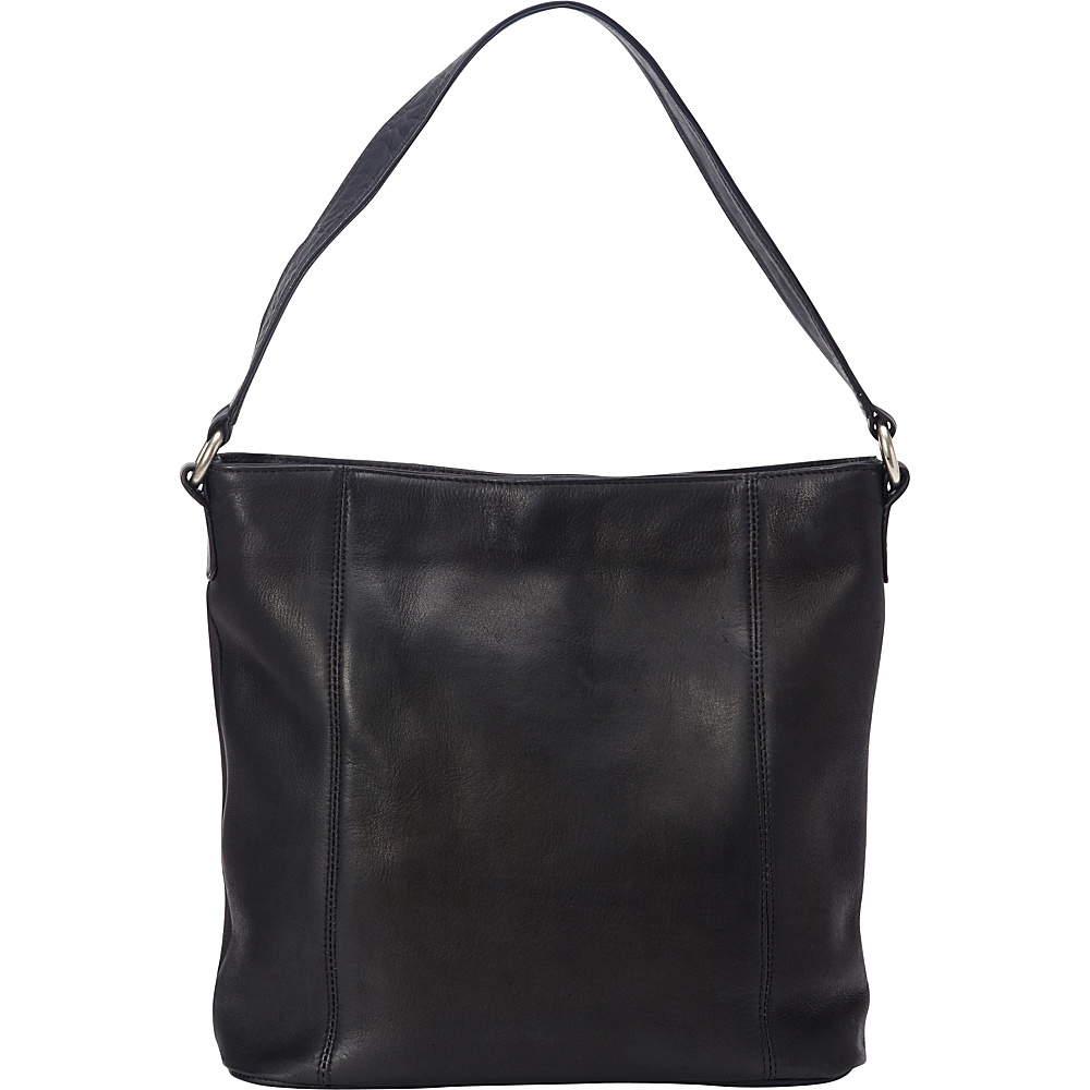 Le Donne Leather Ashley Shopper Black Le Donne Leather Leather Handbags