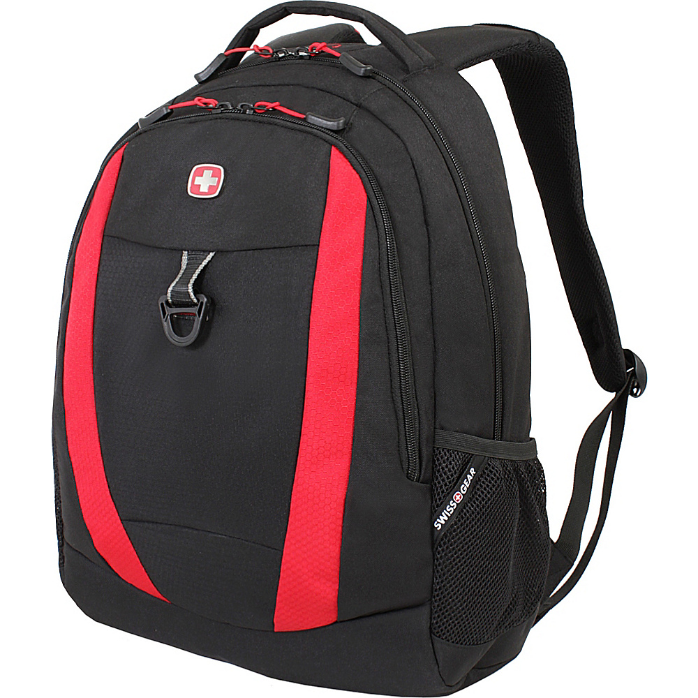 SwissGear Travel Gear 18 Backpack 6969 Black Red Course SwissGear Travel Gear Everyday Backpacks