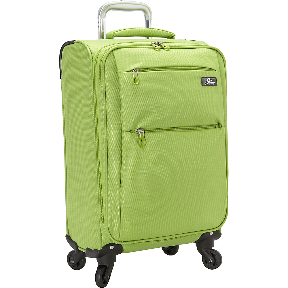 Skyway FL Air 20 4 Wheel Expandable Carry on Lime Green Skyway Softside Carry On