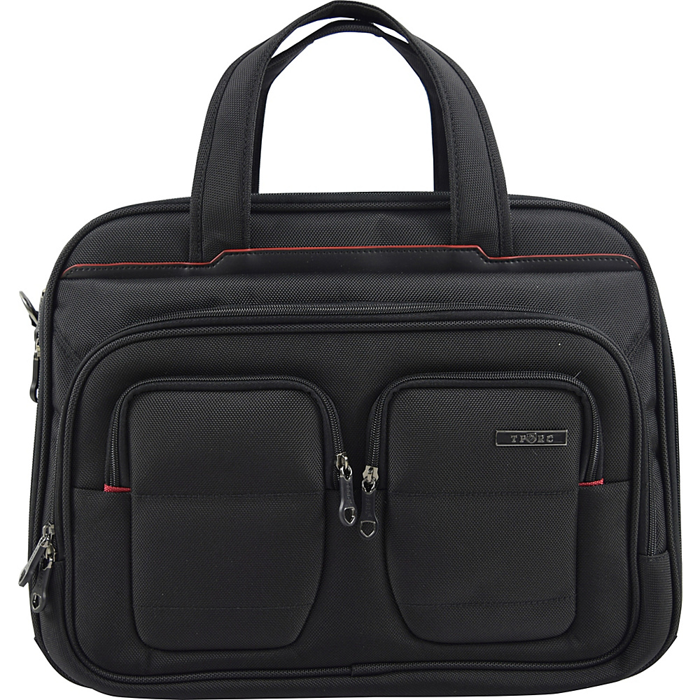 Travelers Club Luggage 17 Flex File Laptop Briefcase Black Travelers Club Luggage Non Wheeled Business Cases