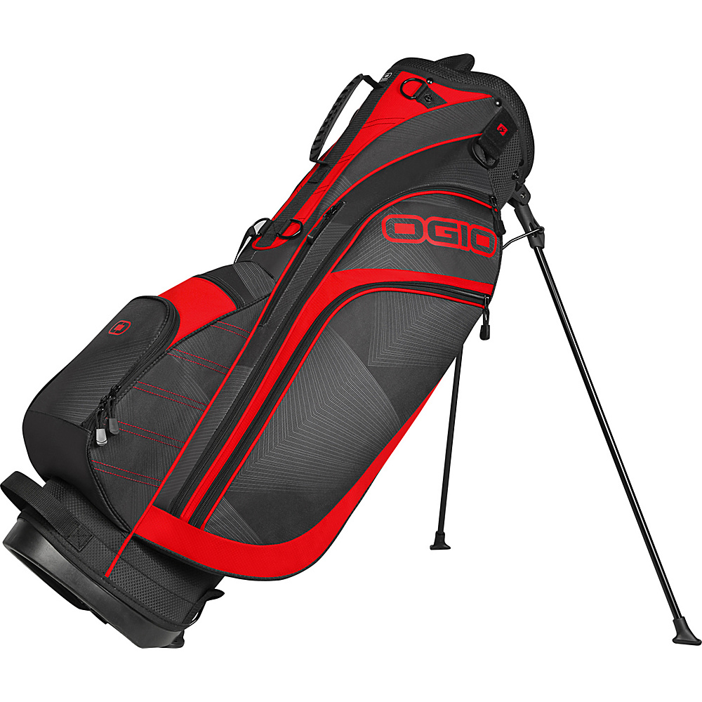 OGIO Press Stand Bag Vortex Red OGIO Golf Bags
